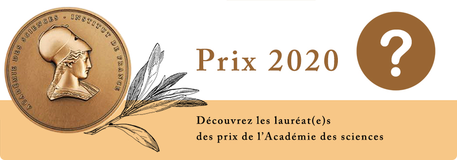 lauréat.es Prix Académie des sciences 2020